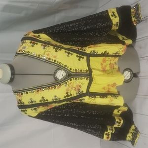 Free People Yellow top, Size S